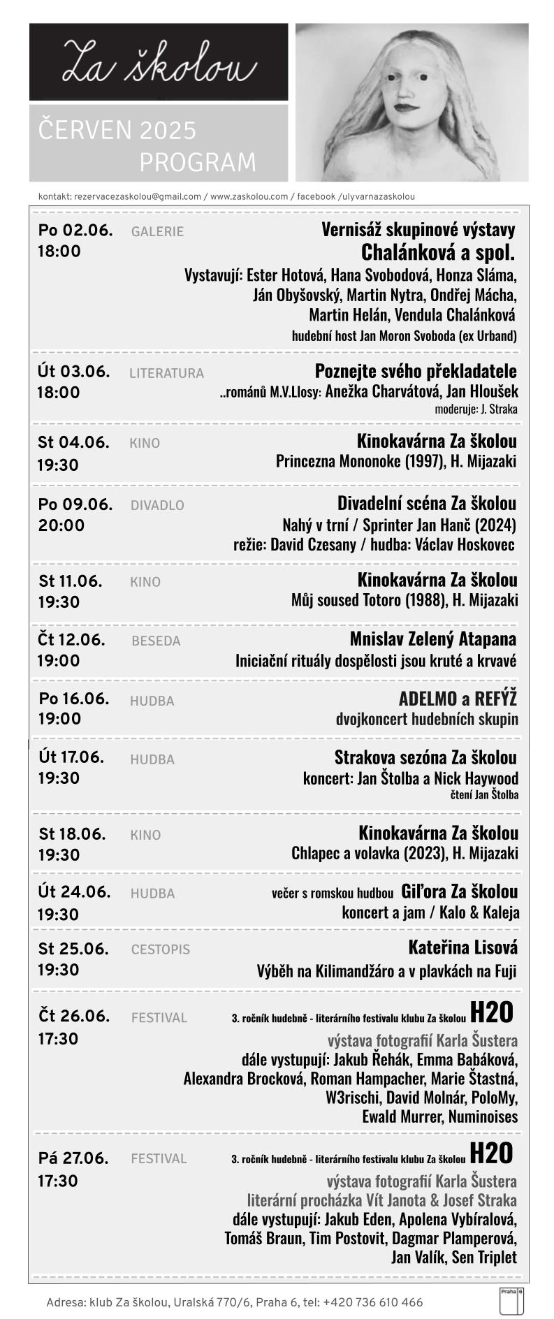 Za školou - Program